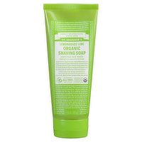 Dr Bronner - Shaving Soap Lemongrass, 207 Millilitre