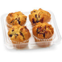 Bake Shop - Blueberry Muffins, 4 Each