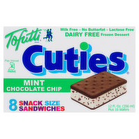 Tofutti - Cuties Frozen Dessert Mint Chocolate Chip, 8 Each