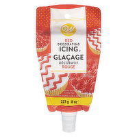 Wilton - Decorating Icing Pouch with Tips, Red, 227 Gram