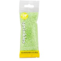 Wilton - Sprinkles Pouch Nonareils, Green, 40 Gram