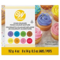 Wilton - Icing Colours Food Colour Mixture Kit, 8 Count, 8 Each