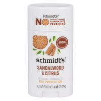 Schmidts - Sandalwood & Citrus Deodorant Stick, 75 Gram