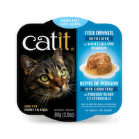 Cat it - Catit Fish Dinner with Layer of Whitefish and Pumpkin, 80 Gram