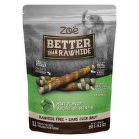 Zoe - Better Than Rawhide Twist Mint, 12 Each