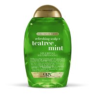 OGX - Extra Strength Tea Tree Mint Shampoo, 385 Millilitre