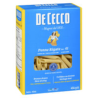 De Cecco - Penne Rigate Pasta, 454 Gram