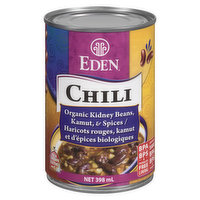 Eden - Organic Chili Kidney Beans Kamut, 398 Millilitre