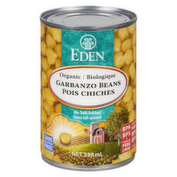 Eden - Garbanzo Beans Organic (Chickpeas), 398 Millilitre