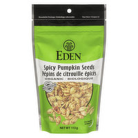Eden Foods - Spicy Pumpkin Seeds Dry Roasted, 113 Gram