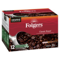 Folgers - Coffee K-Cups Classic Roast., 12 Each