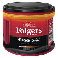 Folgers - Black Silk Ground Coffee, Dark Roast