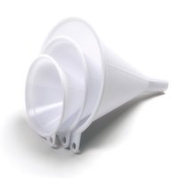 Norpro - 3 piece Plastic Funnel Set, 3 Each