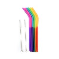 Norpro - Color Changsha Silicone Straws, 1 Each
