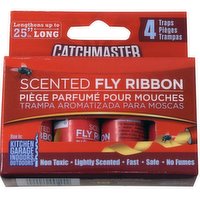 CatchMaster - Scented Fly Ribbon, 4 Each