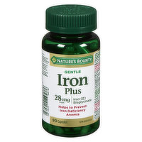 Nature's Bounty - Gentle Iron Bisglycinate 28mg, 90 Each