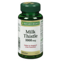 Natures Bounty - Milk Thistle 1000mg, 50 Each