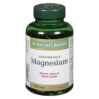 Nature's Bounty - Absorbable Magnesium Liquid Softgels - 400mg