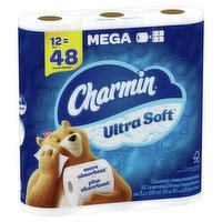 Charmin - Bathroom Tissue 12 Mega Rolls, 12 Each