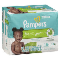 Pampers - Baby Wipes Free & Gentle, 56 Each