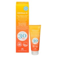 Derma E - Sun Defense Clear Zinc Body Sunscreen SPF 30, 113 Gram