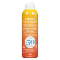 Derma E - Kid's Active Sheer Sunscreen SPF 50, 177 Millilitre