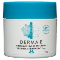 Derma E - Vitamin E Cream 12000 IU, 113 Gram