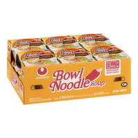 NONG SHIM - Bowl Noodle Soup -Spicy Chicken, 12 Each