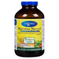 Earthrise - Spirulina Natural Powder, 454 Gram
