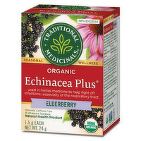 Traditional Medicinals - Tea Echinacea Elderberry, 16 Each