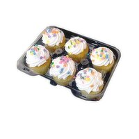 Bake Shop - Cupcakes - White pack of 6, 6 Each
