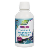 Nature's Way - Calcium Magnesium Citrate 2:1 Blueberry, 500 Millilitre