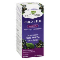 Nature's Way - Sambacus Cold & Flu Care Syrup Original, 120 Millilitre