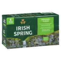 Irish Spring - Original Clean Soap Bars, 6 Each
