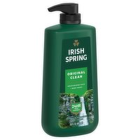 Irish Spring - Original Clean Moisturizing Face + Body Wash, 887 Millilitre