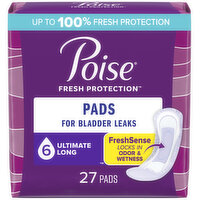 Poise - Pads - Long Length, 27 Each