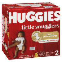 Huggies - Little Snugglers Diapers Step 2 Mega, 148 Each