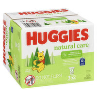 HUGGIES - Wipes - Natural Care for Sensitive Skin, 352 Each