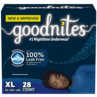 Goodnites - Boy's Nighttime Bedwetting Underwear, Giga Pack XL, 28 Each