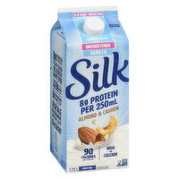 Silk - High Protein Unsweetened Vanilla, 1.75 Litre