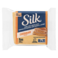 Silk - Dairy Free Cheddar Slices, 200 Gram