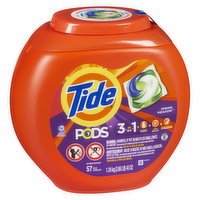 Tide - Pods Laundry Detergent - Spring Meadow, 57 Each