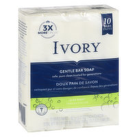 Ivory - Gentle Bar Soap , Aloe Scent 10 Pack