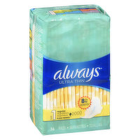 Always Always - Ultra Thin Pads - Regular Size 1 Wings, 36 Each