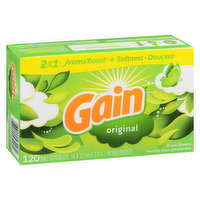 Gain - Original Dryer Sheets, 120 Each