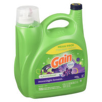 Gain - Liquid Laundry Detergent, He Free Moonlight Breeze, 4.55 Litre