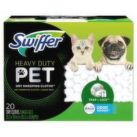 Swiffer - Dry Pet Sweeping Cloths Heavy Duty, 20 Each