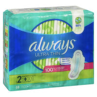 Always - Ultra Thin Flexi-Wings Pads - Size 2 Long Super, 58 Each