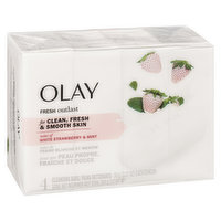 Olay - Fresh Outlast Bar - Cooling White Strawberry mint, 4 Each