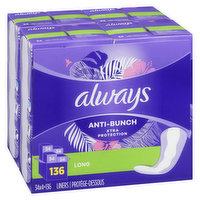 Always - Xtra Protection Liners - Long, 136 Each